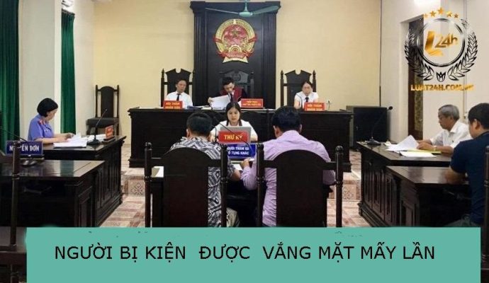 Quyền vắng mặt của người bị kiện tại phiên Tòa