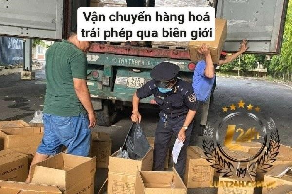 Lái xe Việt Nam vận chuyển hàng lậu