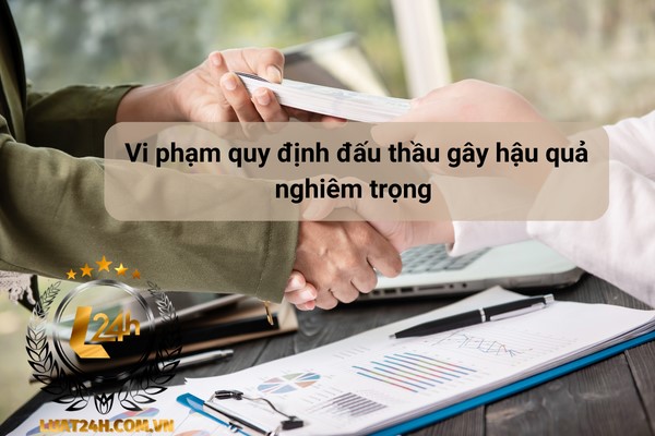 Vi phạm quy định đấu thầu gây hậu quả nghiêm trọng